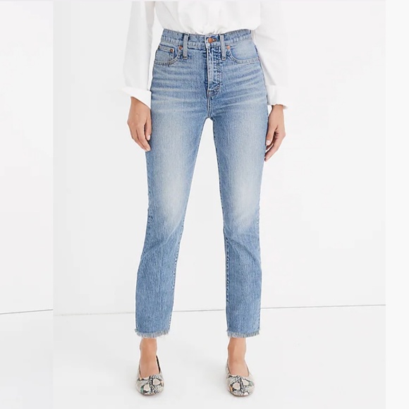 NWT Madewell Tall Perfect Vintage Jean in Ainsworth Wash Size 26 Tall - Picture 1 of 16